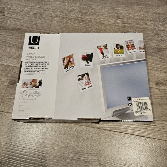 3 for $30 -NWT Umbra Snap wall decor set of 9 - Picture 2 of 4